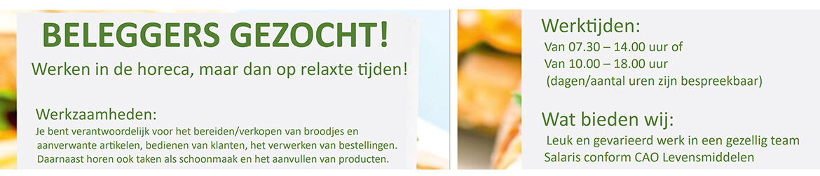 Beleggers gezocht!